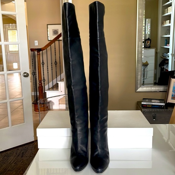 Jimmy Choo Gypsy Calf Leather Black boots - Picture 4 of 12